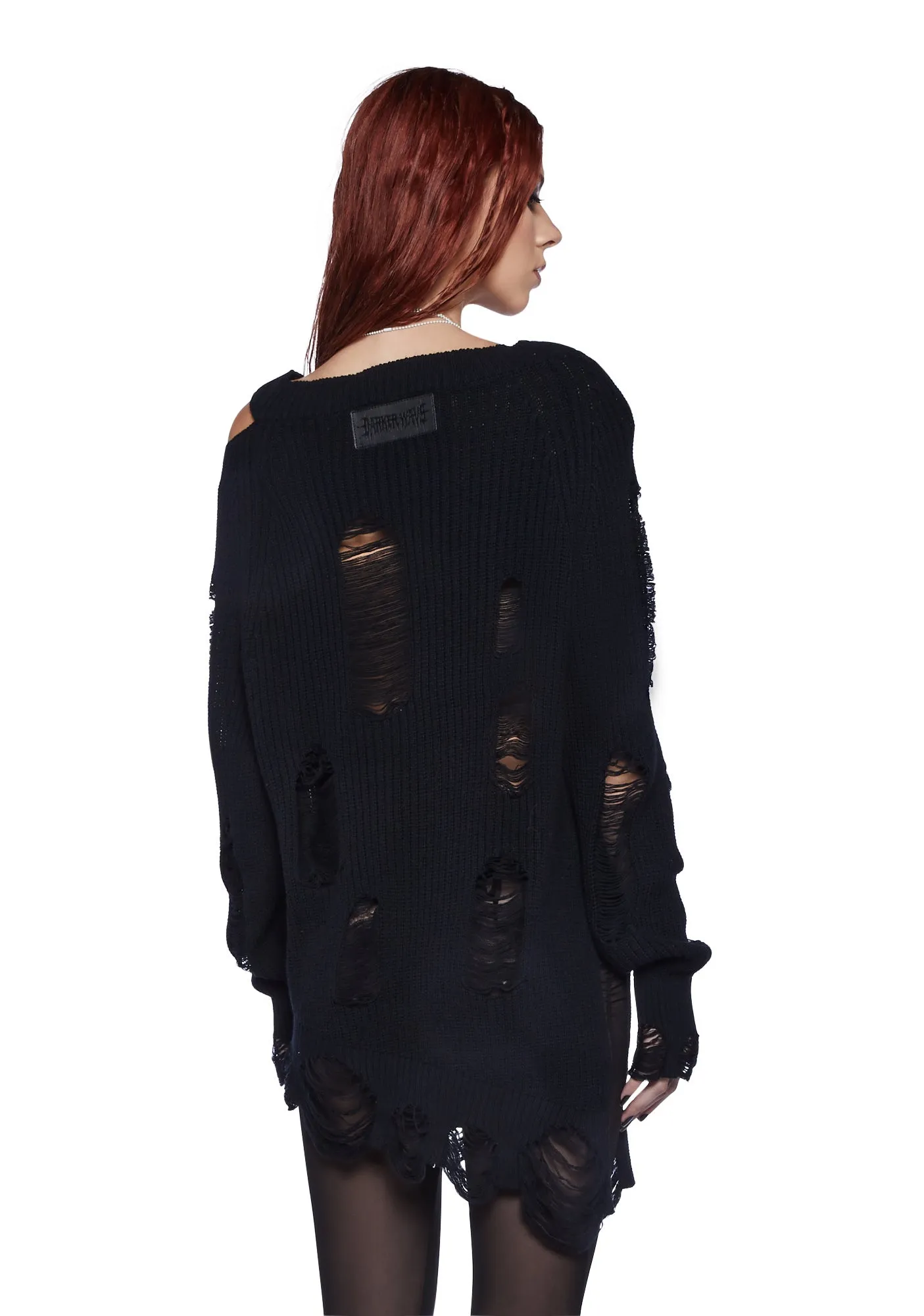Fader Two Tone Knit Sweater sold by Dolls Kill product image thumbnail 4