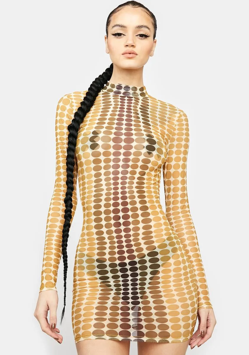 Night Heat Mesh Dress sold by Dolls Kill