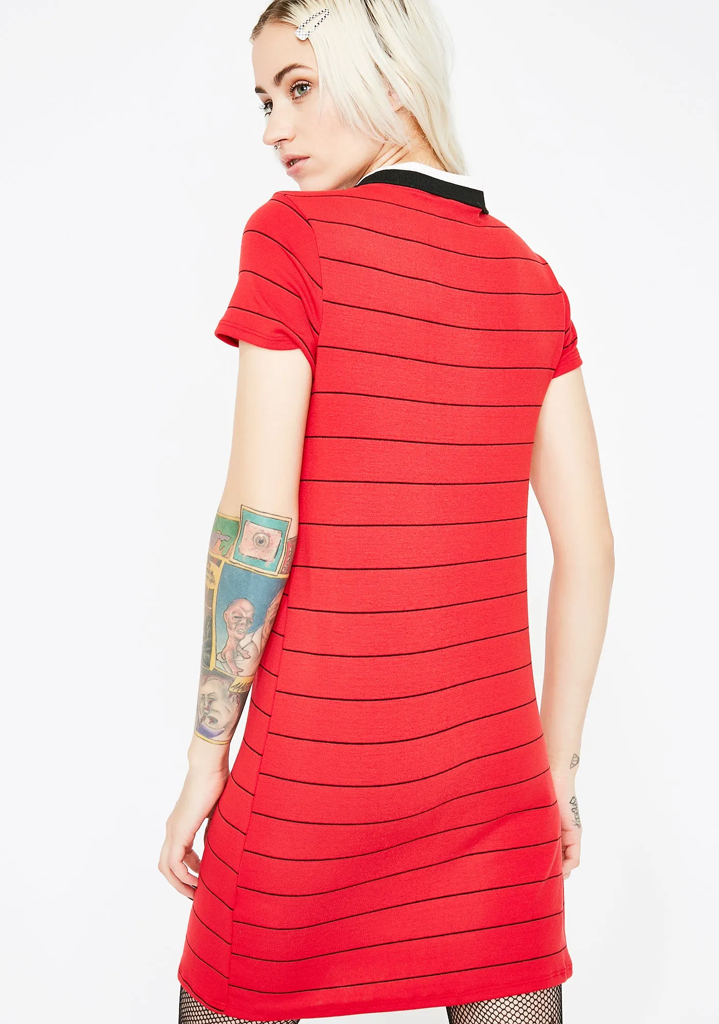Down Low Polo Dress sold by Dolls Kill product image thumbnail 4