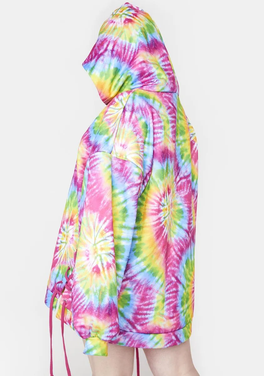 Plus Prismatic Dream Oversized Hoodie sold by Dolls Kill product image thumbnail 4