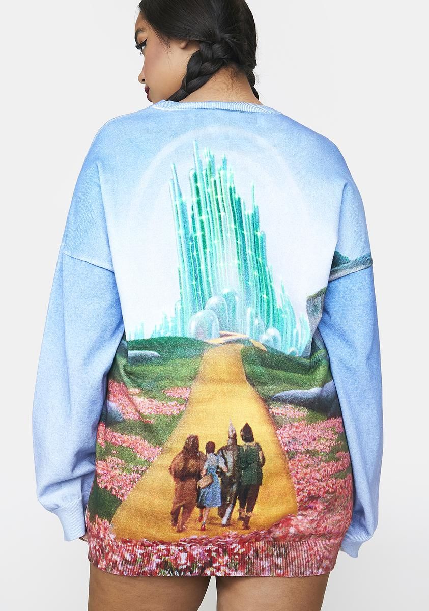 Plus City Of Emeralds Oversized Sweater sold by Dolls Kill product image thumbnail 4