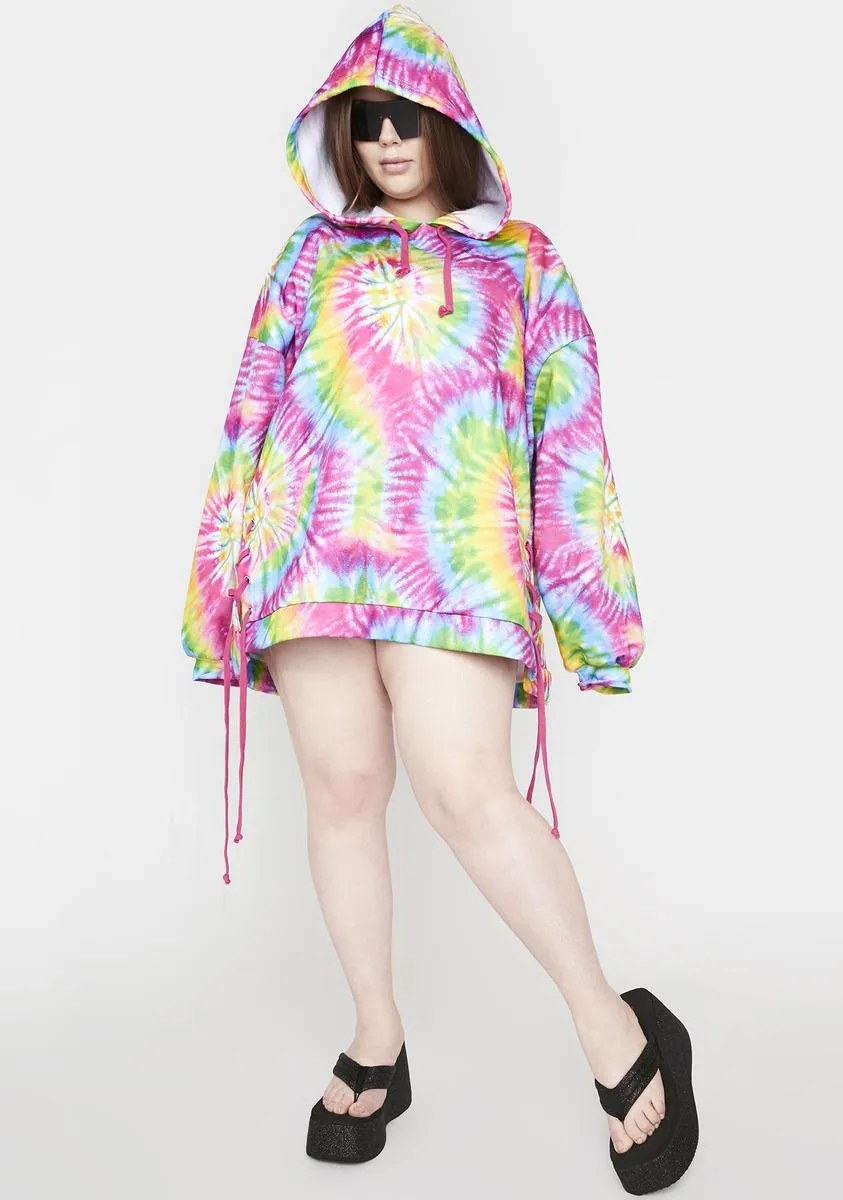 Plus Prismatic Dream Oversized Hoodie sold by Dolls Kill product image thumbnail 2