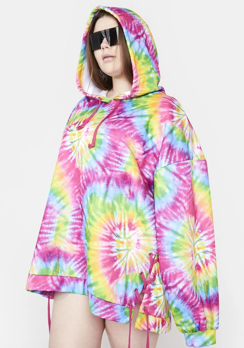 Plus Prismatic Dream Oversized Hoodie sold by Dolls Kill product image thumbnail 3