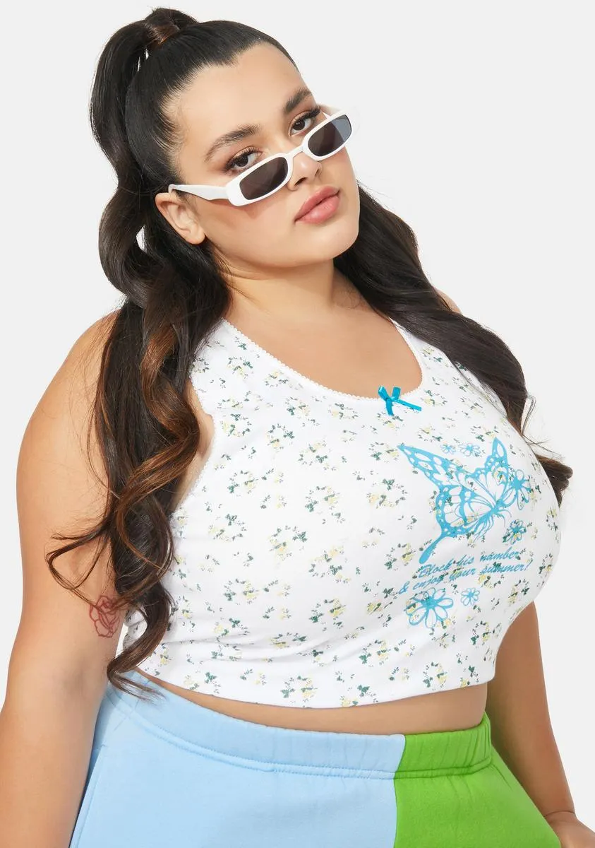 Plus Ditsy Butterfly Cami sold by Dolls Kill product image thumbnail 2
