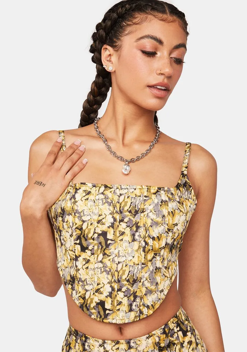 90s Brocade Tanis Corset sold by Dolls Kill