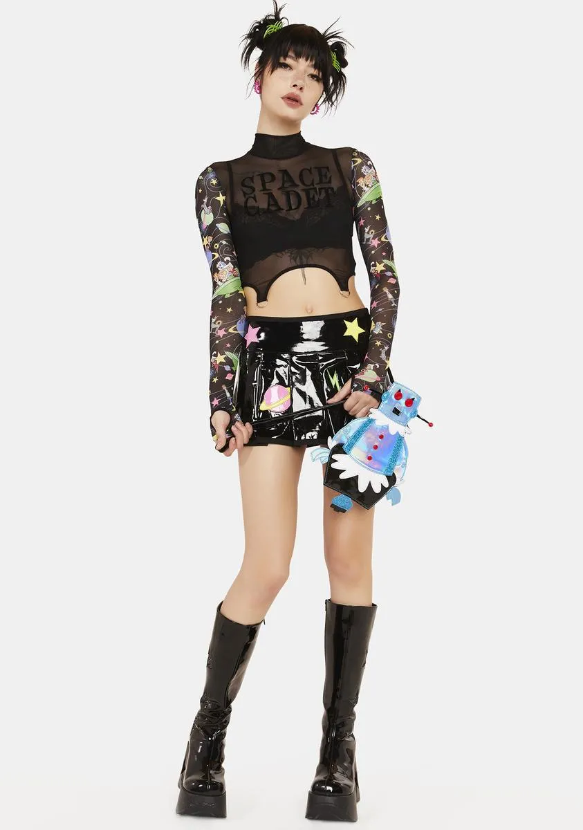 Cosmic Teen Queen Mesh Top sold by Dolls Kill product image thumbnail 3