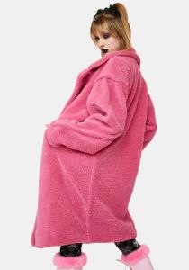Far Out Here Faux Fur Jacket sold by Dolls Kill