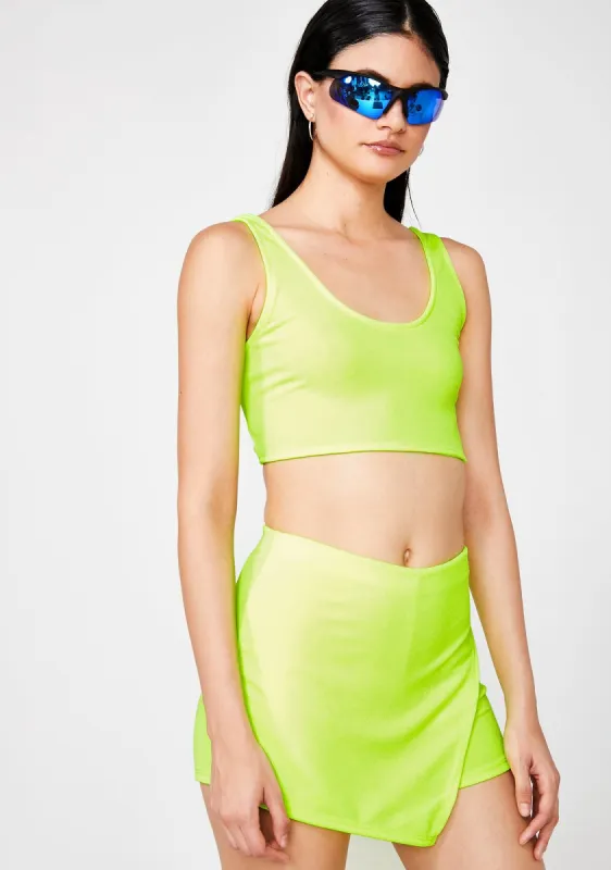 Slime Time Skort Set sold by Dolls Kill
