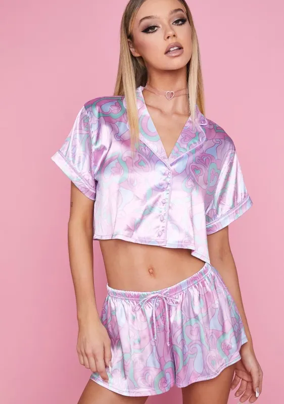 Swinging Scene Pajama Set sold by Dolls Kill