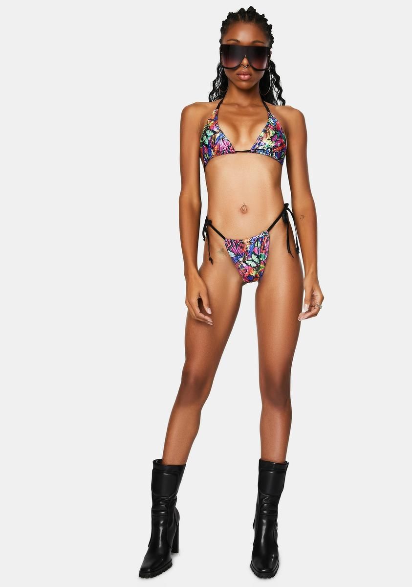 Rainbow Butterfly Kini Set sold by Dolls Kill product image thumbnail 3