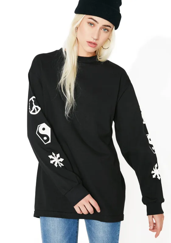 Gone Hesh Long Sleeve Tee sold by Dolls Kill