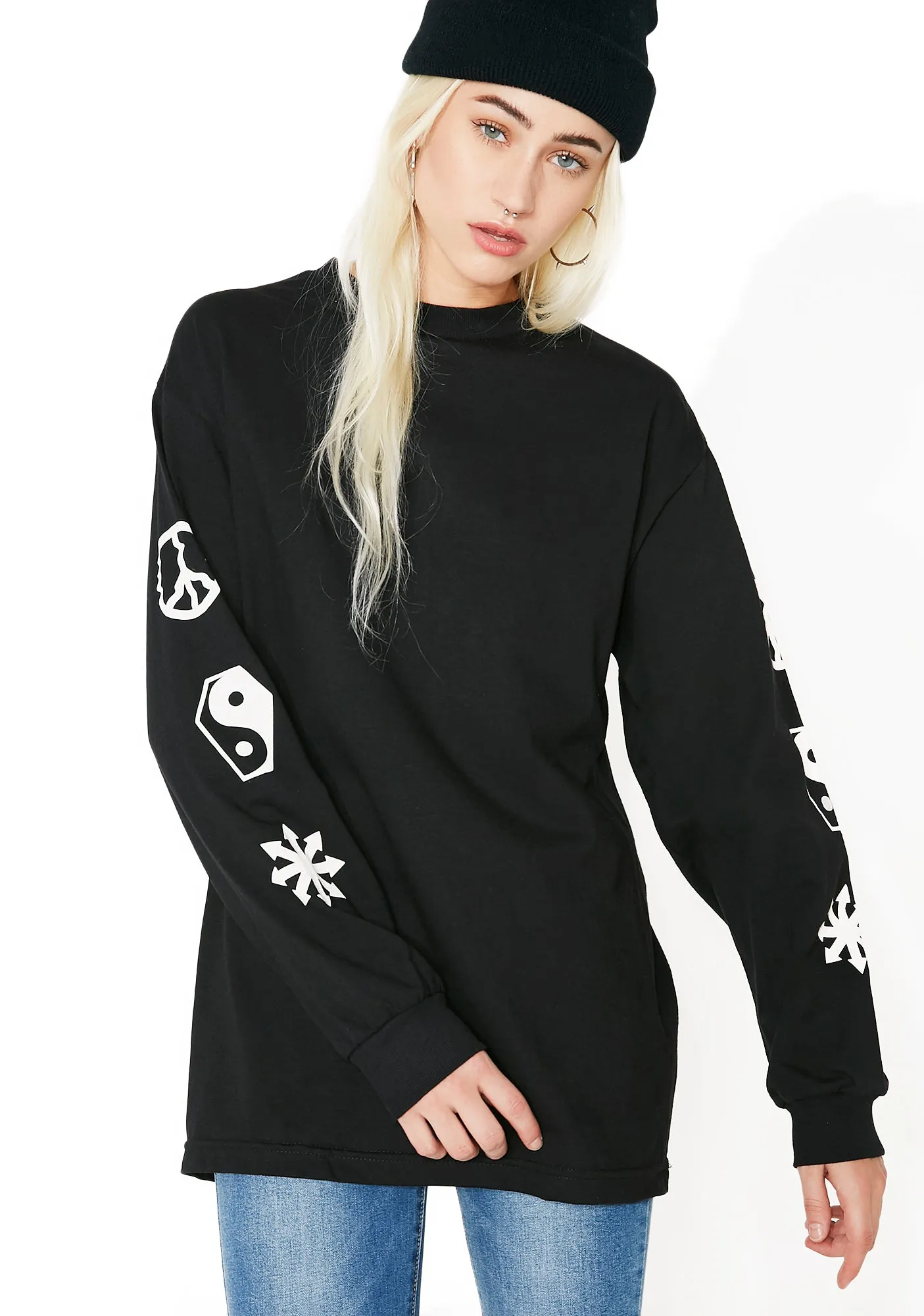 Gone Hesh Long Sleeve Tee sold by Dolls Kill