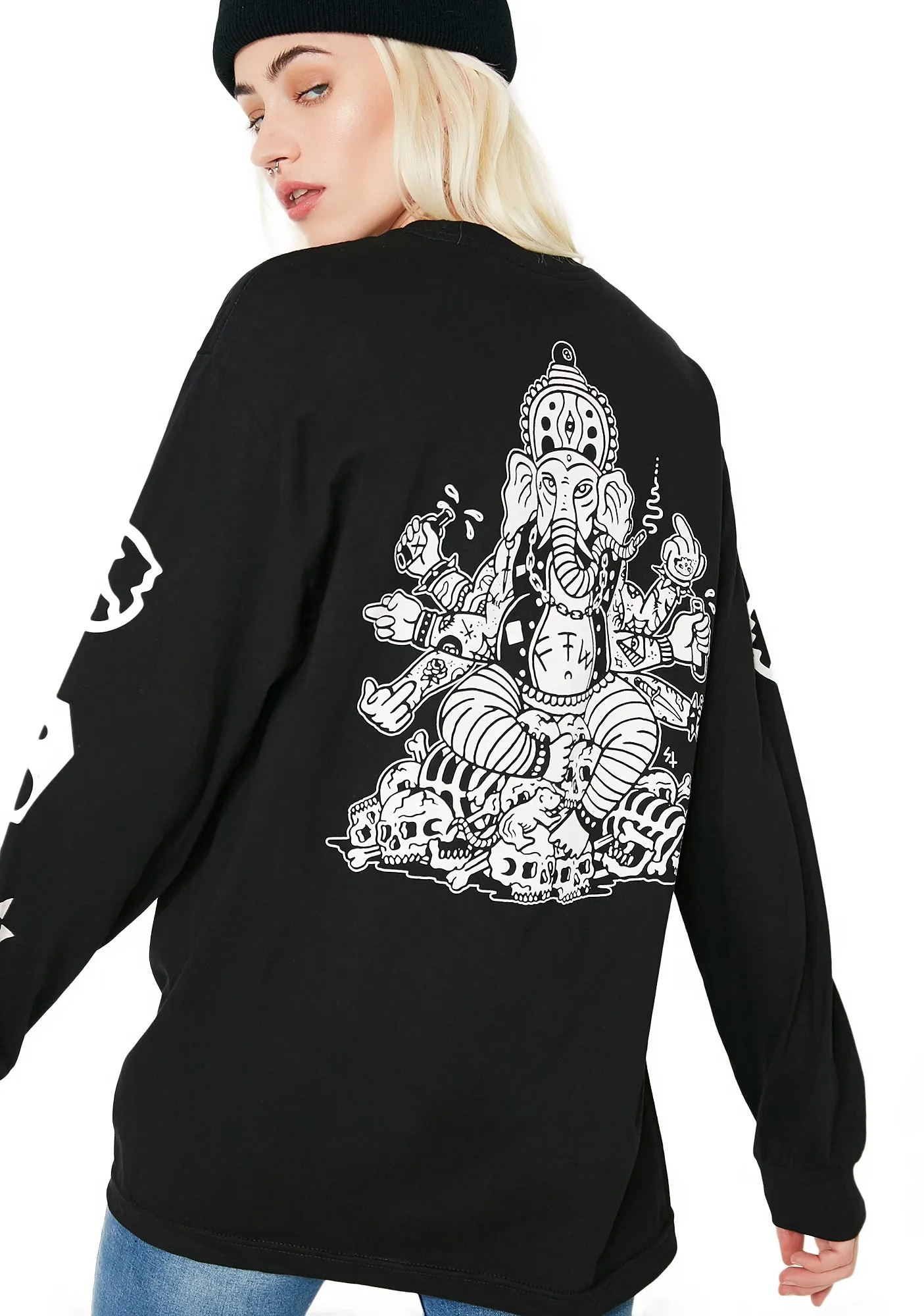 Gone Hesh Long Sleeve Tee sold by Dolls Kill product image thumbnail 2
