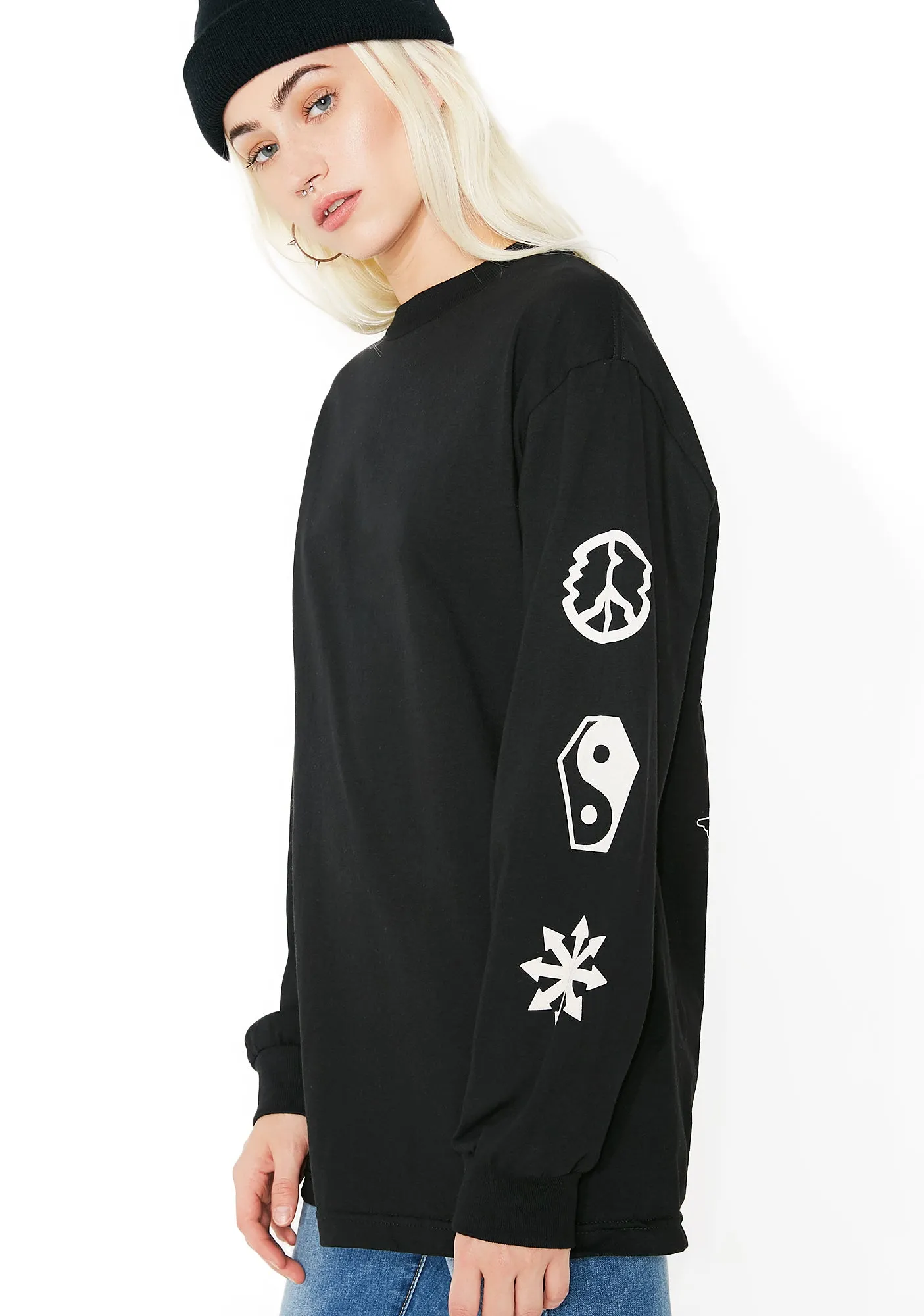 Gone Hesh Long Sleeve Tee sold by Dolls Kill product image thumbnail 3