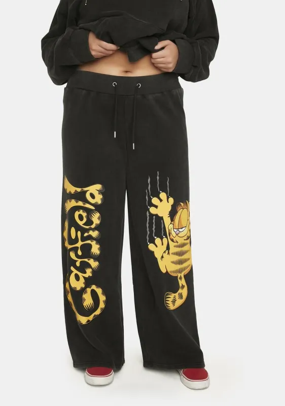 Plus Good Cat Bad Cat Fleece Joggers sold by Dolls Kill