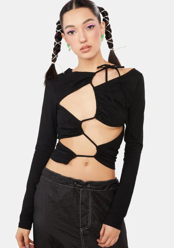 Rajina Cut-Out Top sold by Dolls Kill