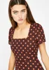Learn A Lesson Polka Dot Dress sold by Dolls Kill