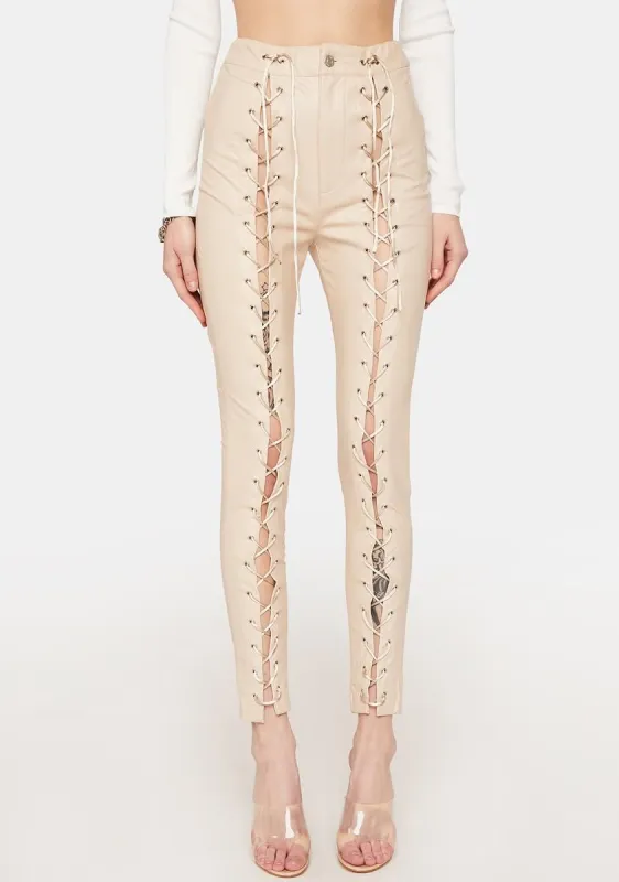 Bare Underground Gig Lace Up Pant sold by Dolls Kill