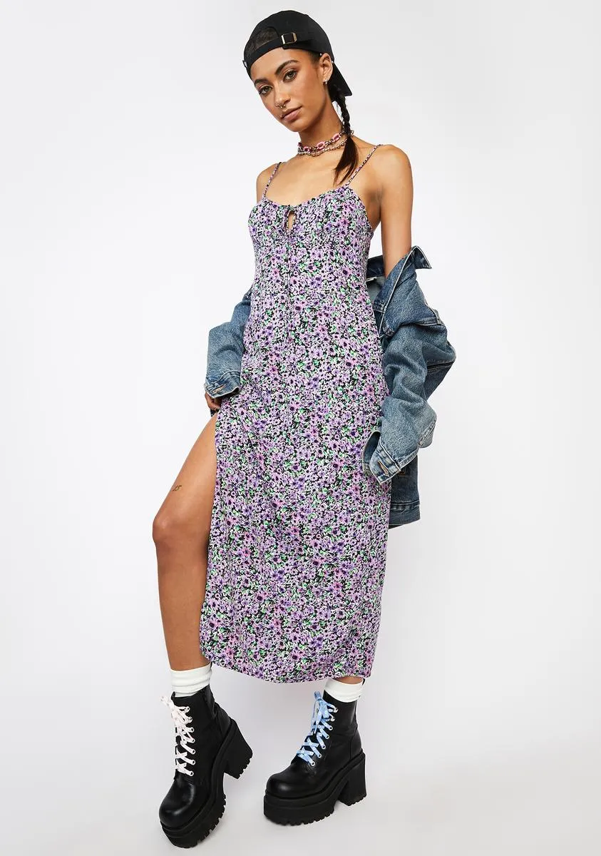 Lilac Blossom Cypress Midi Dress sold by Dolls Kill product image thumbnail 2