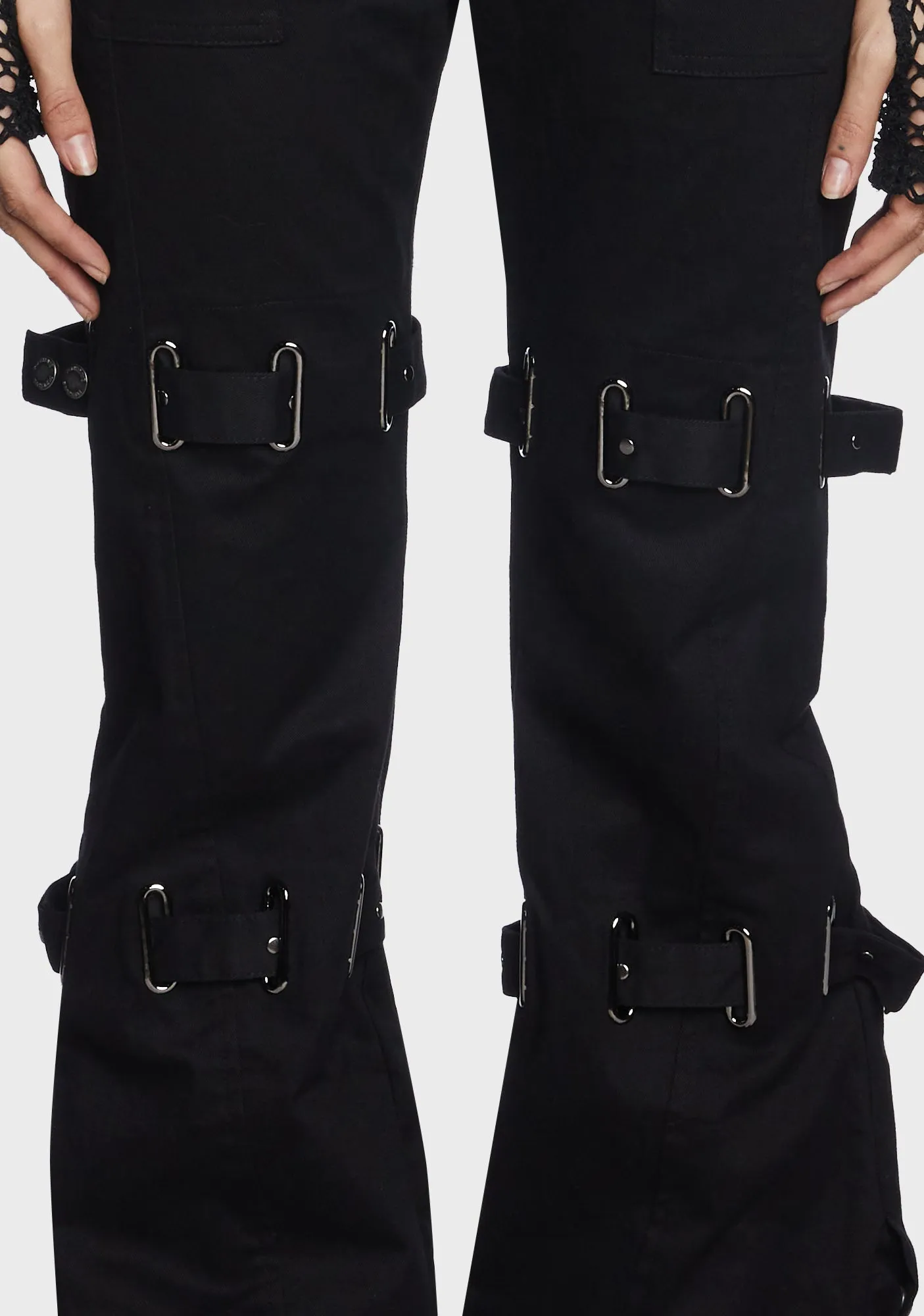 Punk Straps Flared Pants sold by Dolls Kill product image thumbnail 2