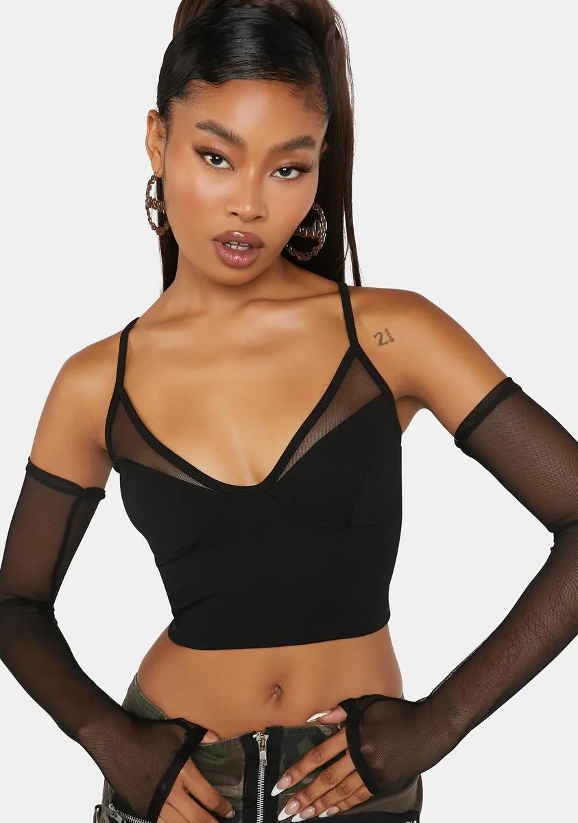 Wicked Scene Cycle Crop Top sold by Dolls Kill