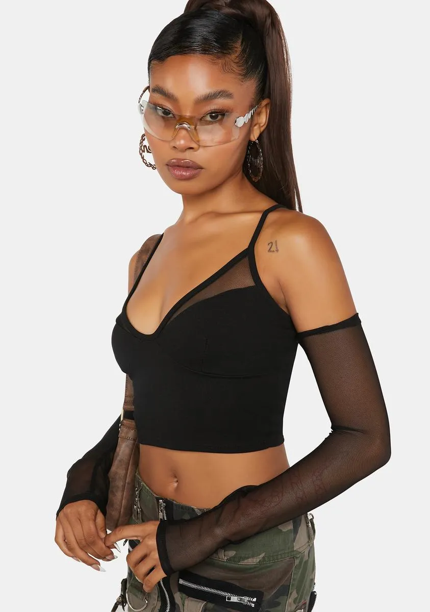 Wicked Scene Cycle Crop Top sold by Dolls Kill product image thumbnail 2