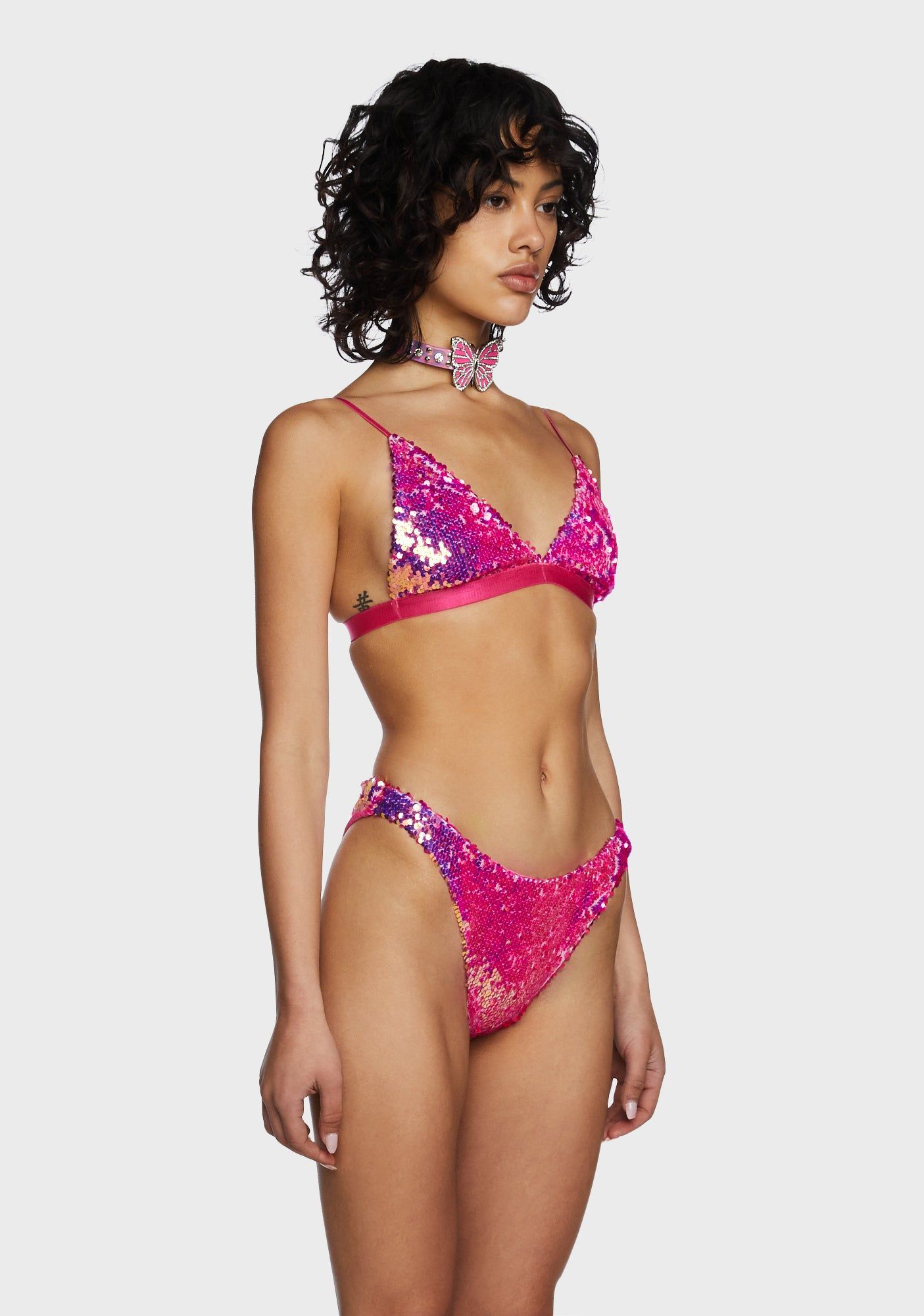 Pixie Playroom Sequin Bra sold by Dolls Kill product image thumbnail 2