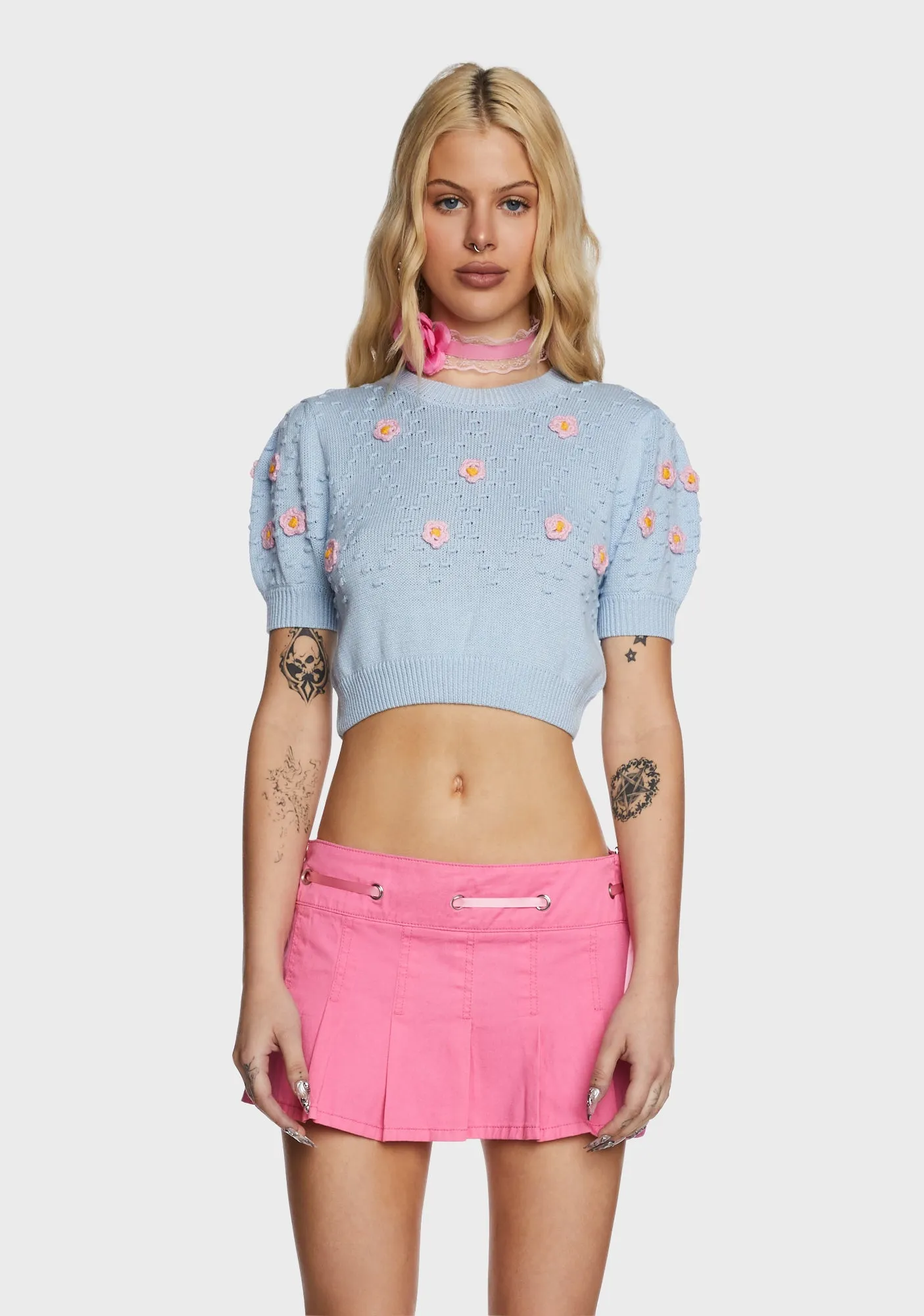 Far Out Knit Sweater sold by Dolls Kill