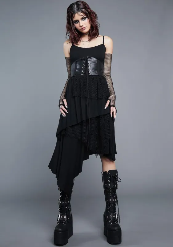 Orchestrated Chaos Midi Dress sold by Dolls Kill