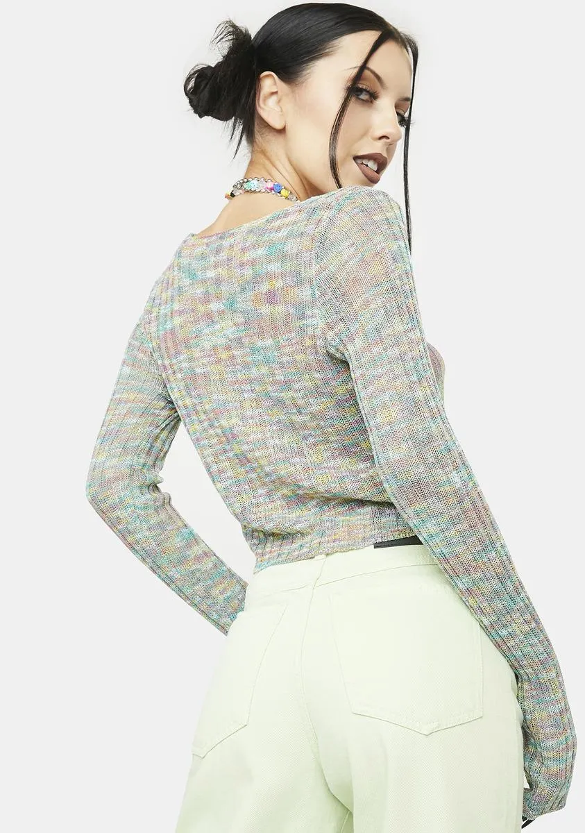 The Fun Part Knitted Cardigan sold by Dolls Kill product image thumbnail 4