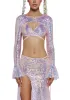 Ethereal Opulence Sequin Bra And Shrug Set sold by Dolls Kill