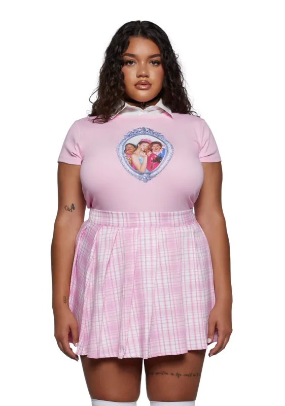 Plus Makeover Montage Baby Tee sold by Dolls Kill