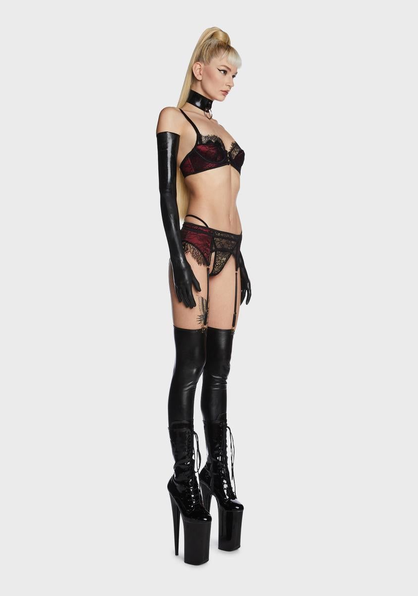Last Of Desires Lingerie Set sold by Dolls Kill product image thumbnail 3