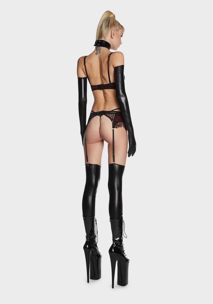 Last Of Desires Lingerie Set sold by Dolls Kill product image thumbnail 4