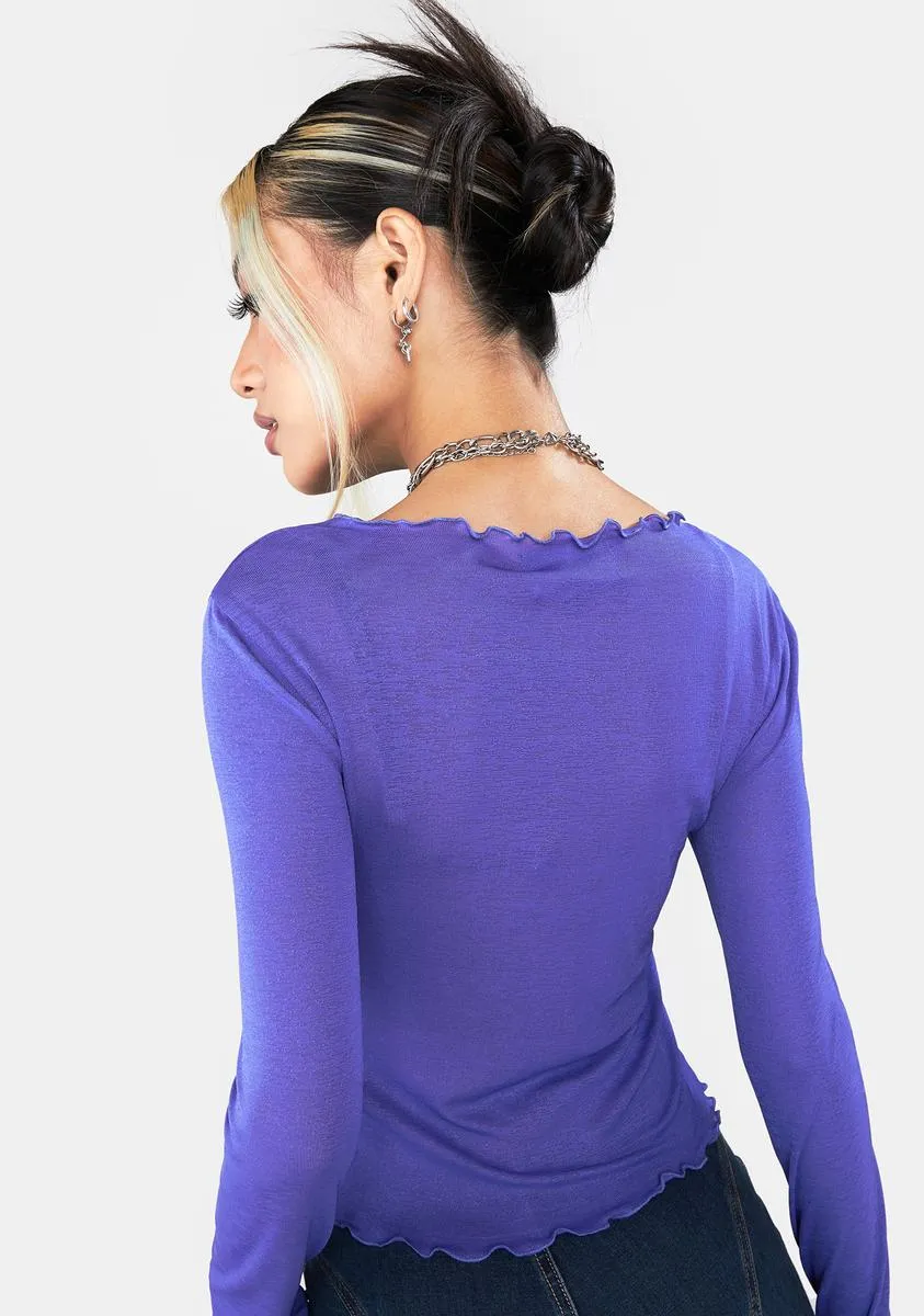 Always Adored Long Sleeve Top sold by Dolls Kill product image thumbnail 4