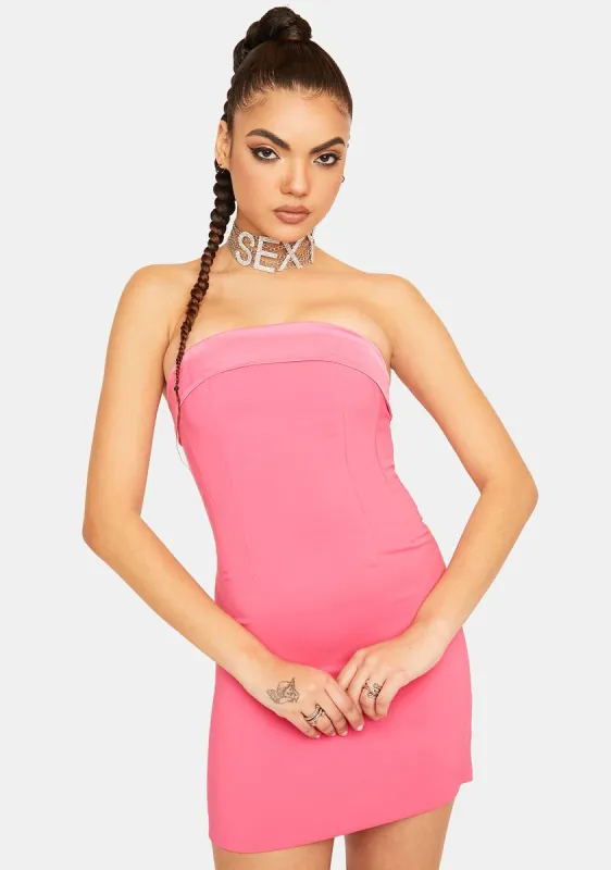 Diva Some Hearts Strapless Bodycon Dress sold by Dolls Kill