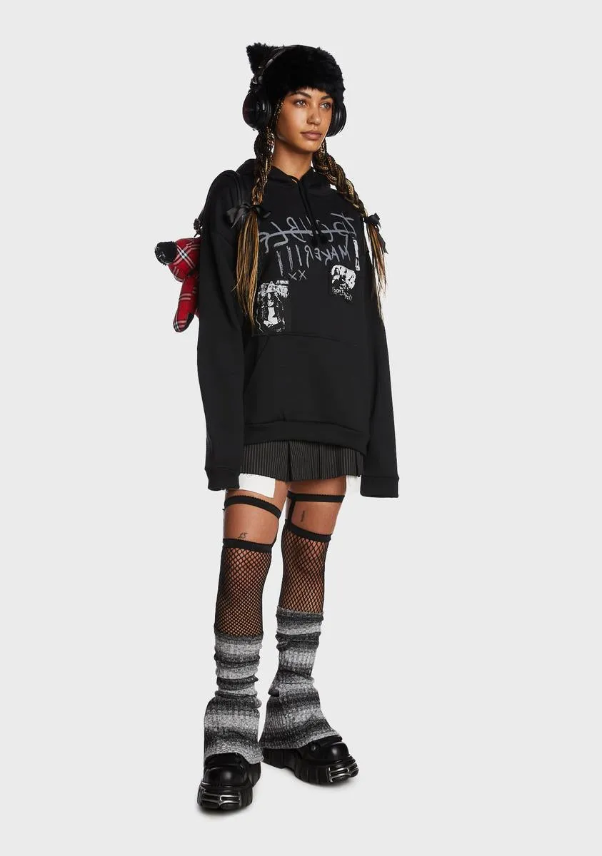 Troublemaker Patches Hoodie sold by Dolls Kill product image thumbnail 5