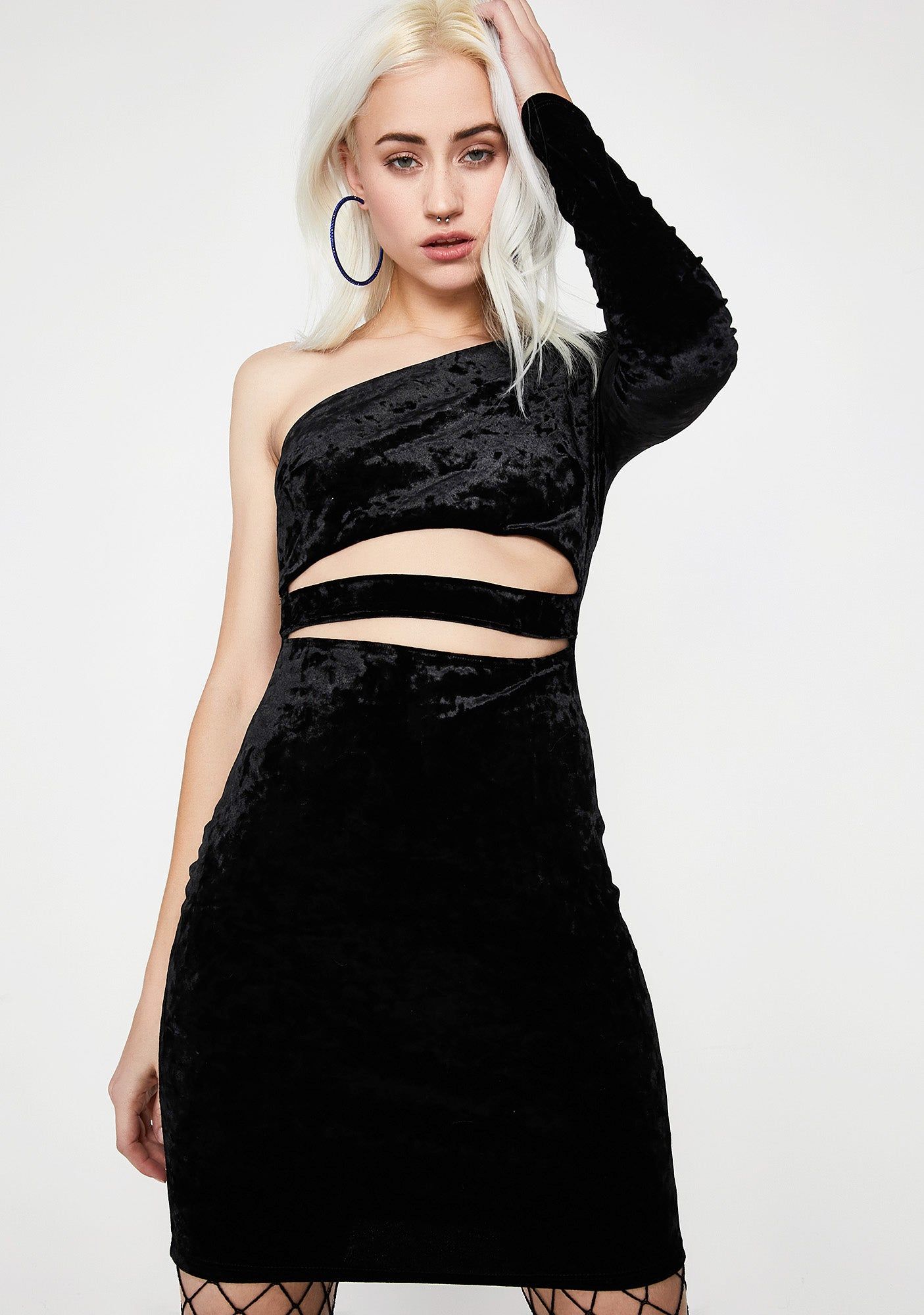 Smooth Killa Velvet Dress sold by Dolls Kill