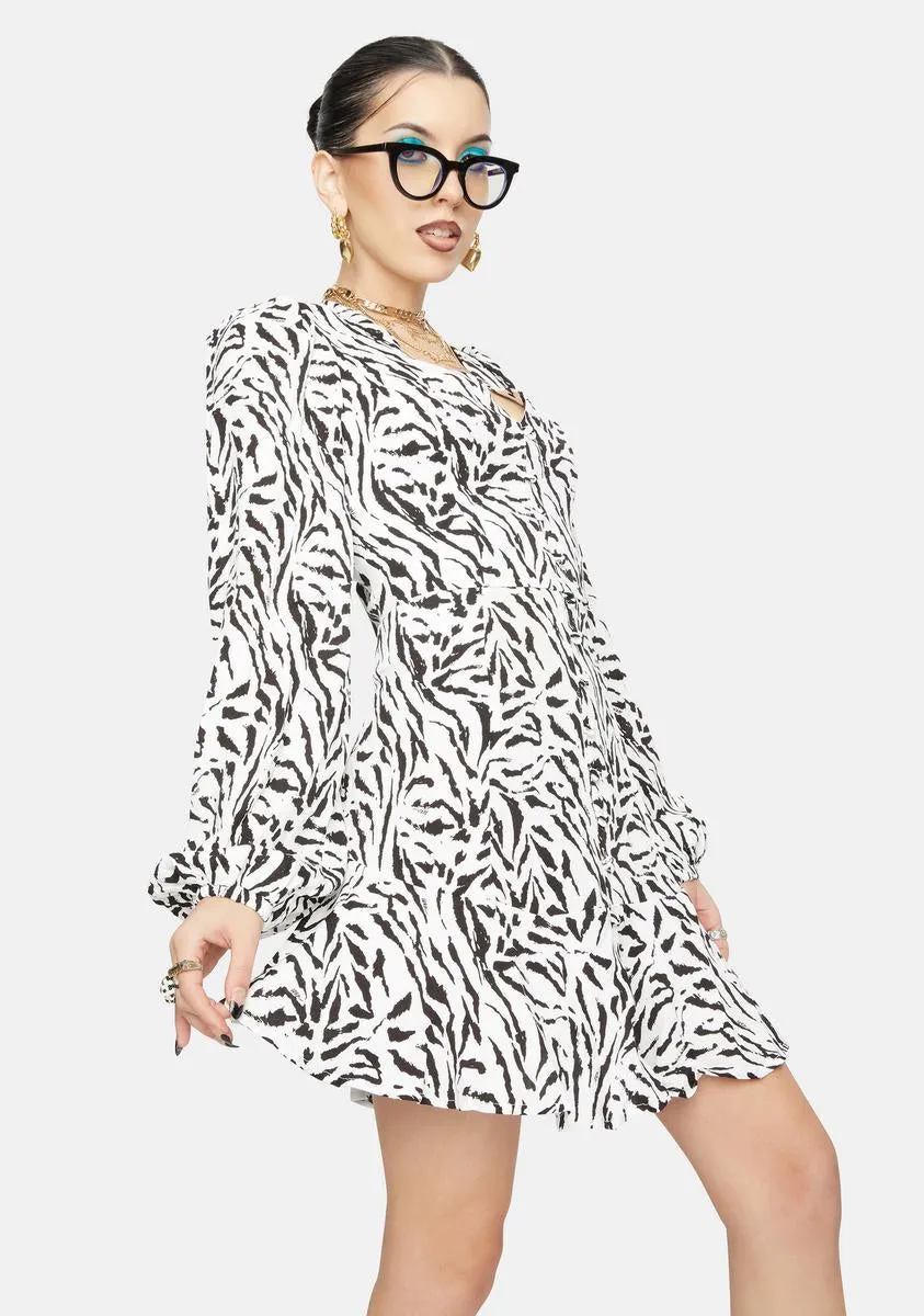 Zebra Monna Mini Dress sold by Dolls Kill product image thumbnail 2