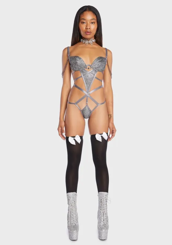 Glam Shimmer Teddy sold by Dolls Kill