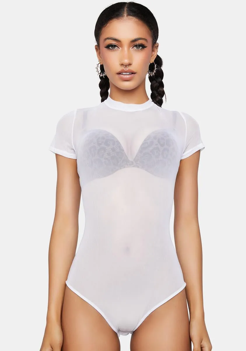 Pure Hard Candy Mesh Bodysuit sold by Dolls Kill