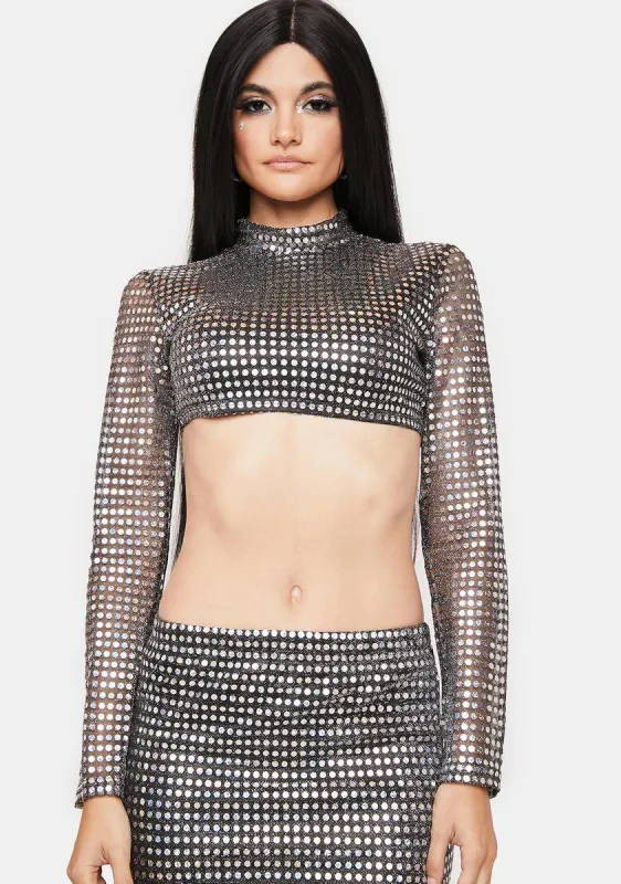 She Should Be There Crop Top sold by Dolls Kill