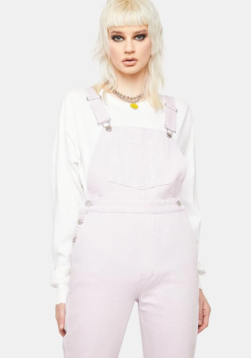 Lavender Original Denim Overalls sold by Dolls Kill product image thumbnail 2