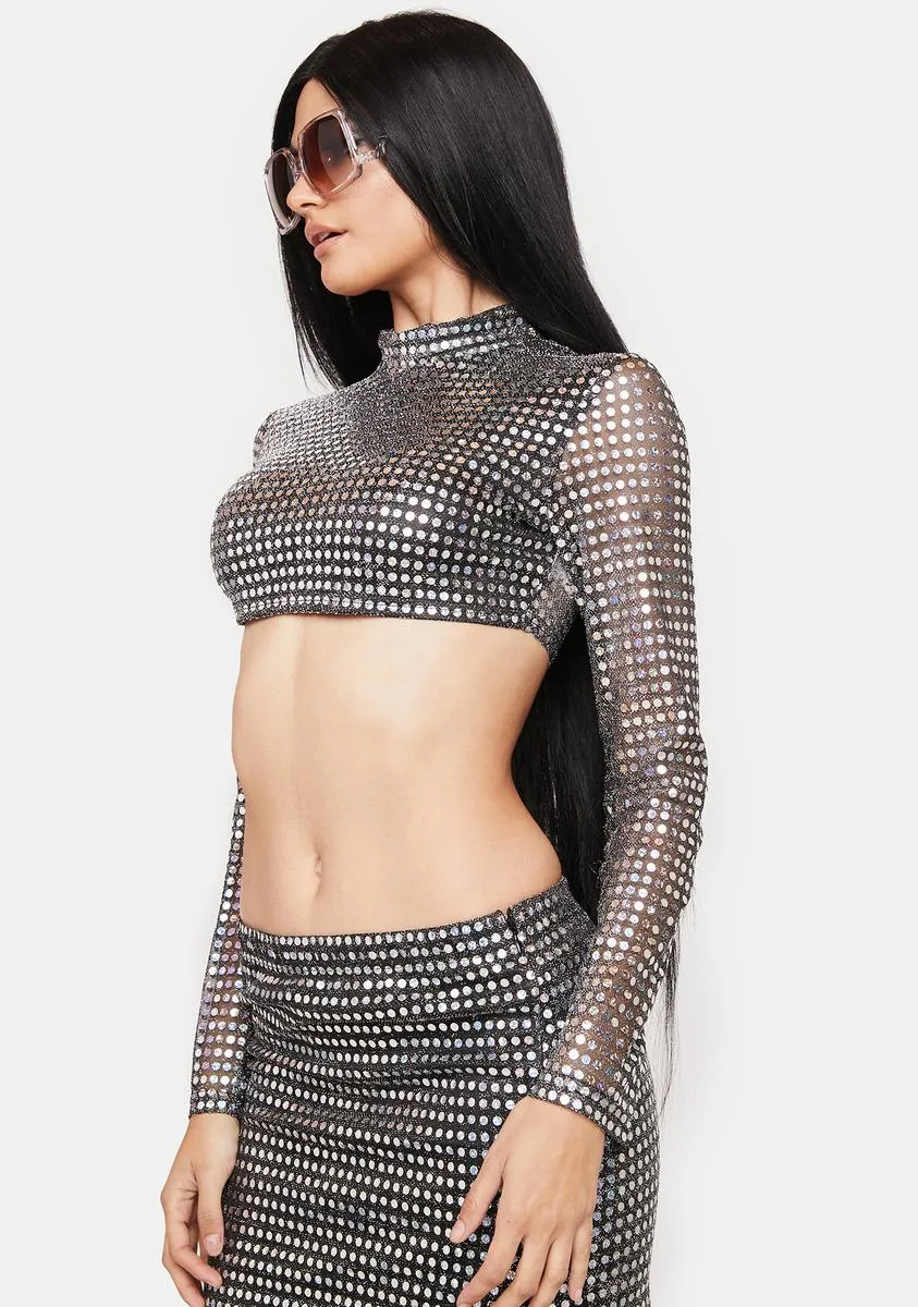 She Should Be There Crop Top sold by Dolls Kill product image thumbnail 2