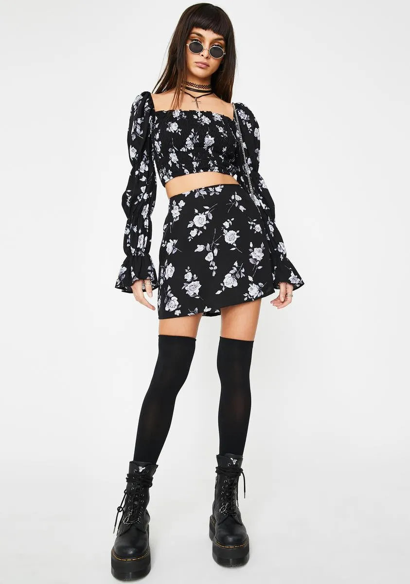 Floral Sheny Mini Skirt sold by Dolls Kill product image thumbnail 3