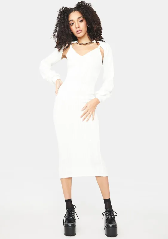 Angel Time To Pretend Midi Dress Set sold by Dolls Kill