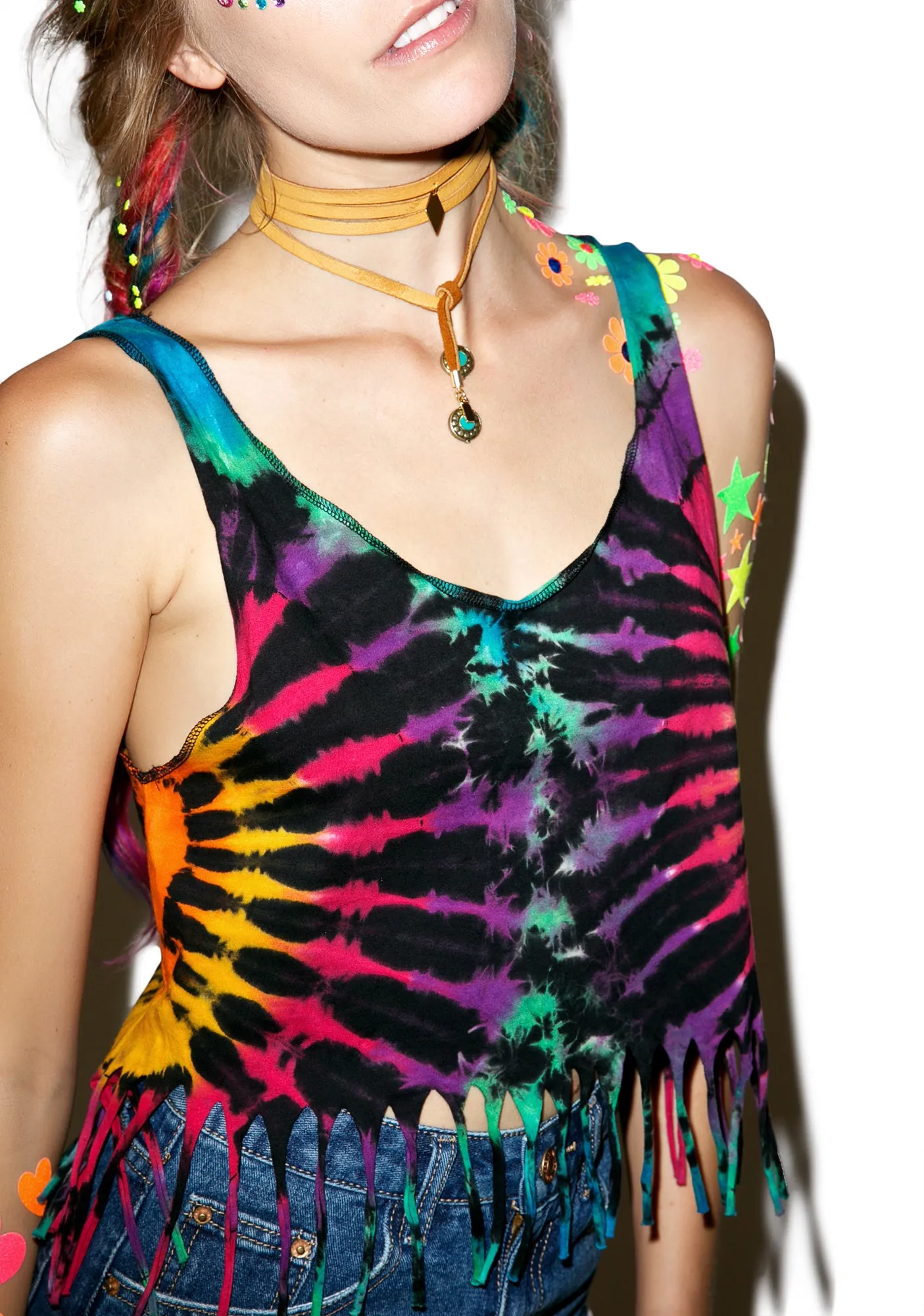 Electric Love Crop Top sold by Dolls Kill product image thumbnail 2