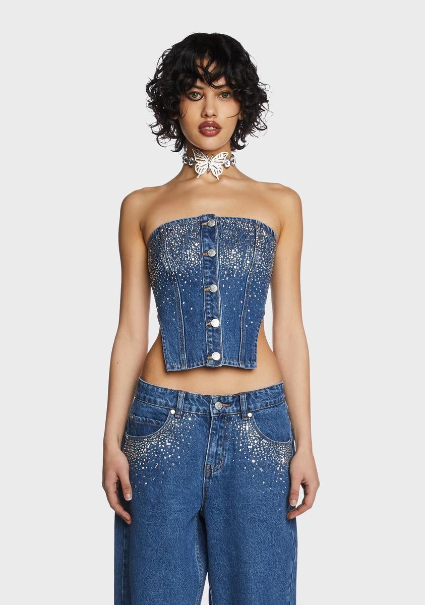 Genie Corset Top sold by Dolls Kill