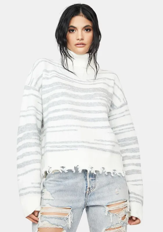Made My Point Striped Sweater sold by Dolls Kill