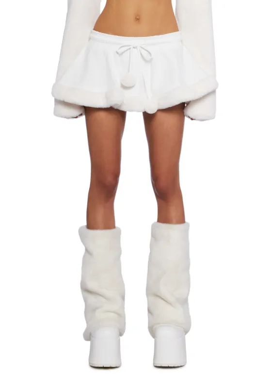 Wild One Mini Skirt - White sold by Dolls Kill